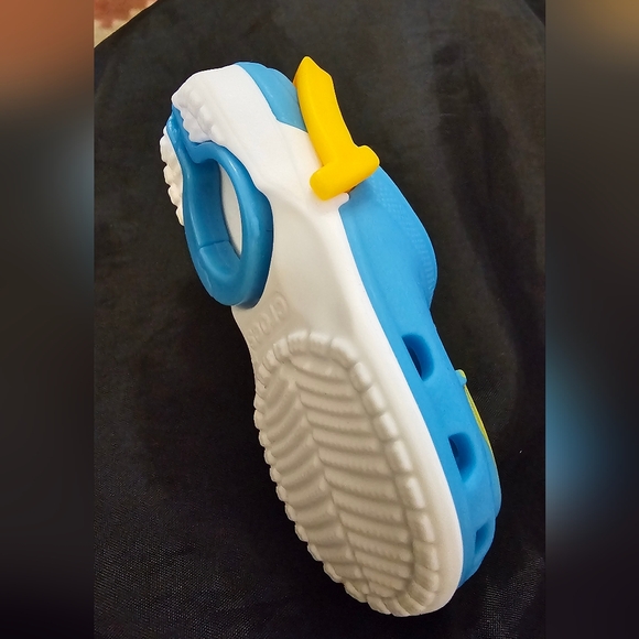 McDonald's Happy Meal 2024 Blue with Yellow Strap Croc Toy New Without Tags - Picture 2 of 10